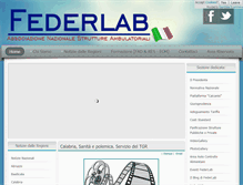 Tablet Screenshot of federlabitalia.org